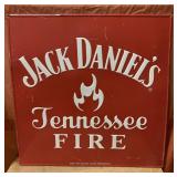Jack Daniel's Tennessee Fire 23 x 23 metal sign
