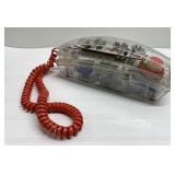 Vintage see-thru Lonestar model 911 phone