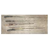 Vintage fishing poles-Garcia & more