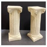 Vintage ceramic pillars Mexico-17' tall
