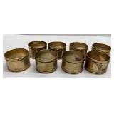 Vintage brass napkin rings
