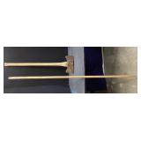 61' tall squeegee (needs new blade) & axe