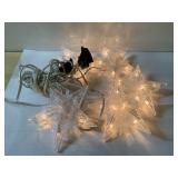 Christmas star lights-Tape is covering the plugs