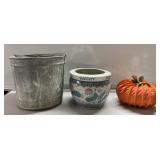Planters & fall decor