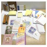 Stationary, greeting cards, pencils more