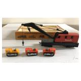 Vintage Tyco Santa Fe Train Boom-it moves!
