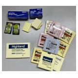 Post-it notes & other office supplies