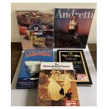 Books-Dinosaurs, Andretti, Columbus, Nascar