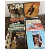 Vintage vinyl records