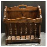 Vintage magazine rack