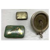 Antique Victor & more needle tins & more