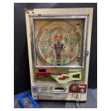 Antique Pachinko Machine Japan 20.5x32x3.5in