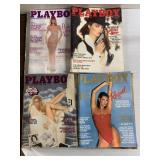 Vintage Playboy magazines