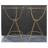 27' tall wire plant stands