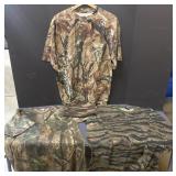 Large Camo Shirts & Beanie