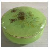 Vintage jade-looking trinket box