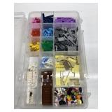 Box of Lego pieces