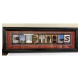 NEAT St Louis Cardinals framed print 8x24'
