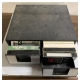 Vintage VHS tapes& holder