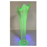 Uranium Glass vase