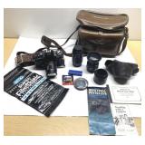 Vintage Honeywell Pentax camera, lenses & more