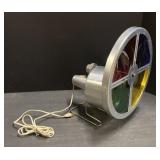 Mid century mod Christmas Tree color wheel-WORKS