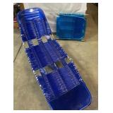 Folding beach chairs