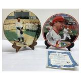 Baseball plates-Lou Gehrig & St Louis Cardinals