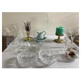 Candle holders, hurricanes, bowls & more