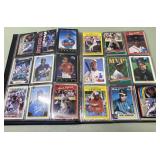Binder of vintage trading cards-might be an auto- Binder of vintage trading cards-might be an auto-