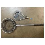 2 fishing nets-bigger net is 51.5' 2 fishing nets-bigger net is 51.5'