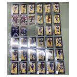 Binder sleeves of Upper Deck Silver Set cards Binder sleeves of Upper Deck Silver Set cards