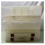 Stack of tackle boxes-all empty Stack of tackle boxes-all empty