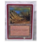 1999 Magic the Gathering Mountain card 1999 Magic the Gathering Mountain card