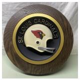 Vintage St Louis Cardinals FOOTBALL plaque 14' Vintage St Louis Cardinals FOOTBALL plaque 14'