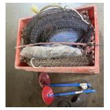 Ice fishing scoops, metal net baskets more Ice fishing scoops, metal net baskets more