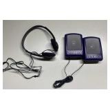 RCA Earphones & tiny speakers
