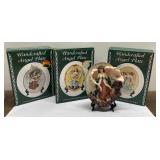 Handcrafted angel plates