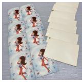 Vintage blank notecards