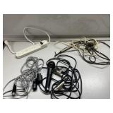 Extension cords, power strip and microphone with