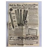 Antique Montgomery Ward pen roder form ad