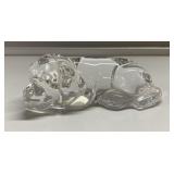 Art glass dog