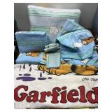 1970s Garfield Bedding set & towel