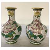 BEAUTIFUL Pair of vases-8" tall