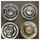 1960-62 Corvette Wheel Covers-1 has crack