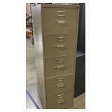 5ft Tall File Cabinet with Key- 60"x26.5"x18"