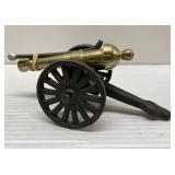 Cast iron & brass cannon
