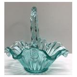 Fenton (?) star-marked basket