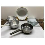 Antique Sonnet Japan & vintage Pyrex, Wear-Ever &