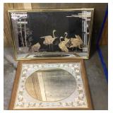 Vintage Framed Mirrors
